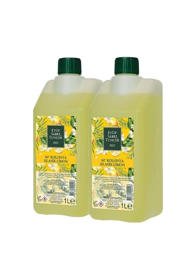 Eyüp Sabri Tuncer Klasik Limon Kolonyası Yedek Şişe 1 Litre X 2 Adet 7699749799371