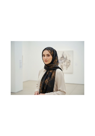 Müslüm, Floral Yaprak Desenli Bürümcük Şal Zarif, Kaymaz, Terletmez Ve Rahat Kullanım 75 X 200 Cm Çok Renkli