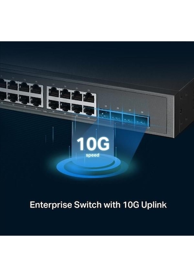 Tp-lınk 24port Tl-sg3428xpp-m2 2.5 Gıgabıt 4-sfp 10gbe 500w Yönetilebilir Poe Swıtch
