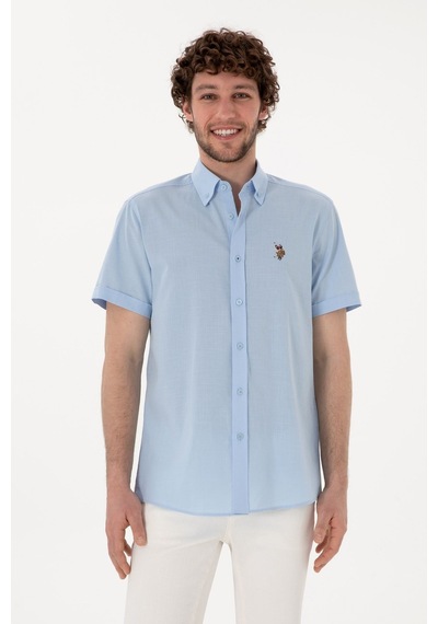 U.S. Polo Assn. U.s. Polo Assn. Erkek Gömlek 2083854 Açık Mavi