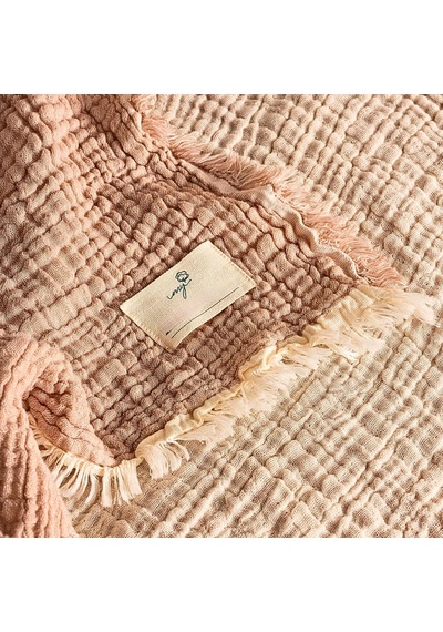 Müslin Pike Çift Kişilik, 100% Pamuk 4 Katlı Kaliteli Müslin Yatak Örtüsü, Dekoratif Şık Yumuşak Hafif Yazlı Diğer