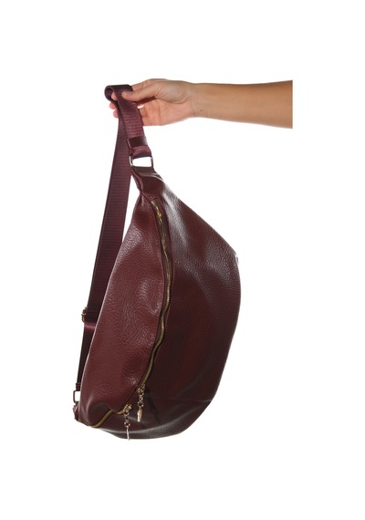 Luvishoes Venta Bordo Floter Kadın Büyük Bel Çantası Bordo