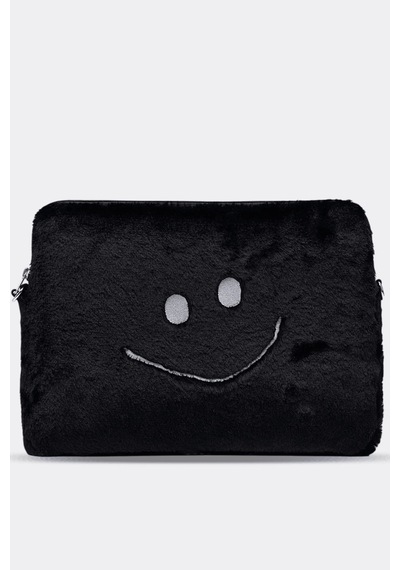 Mussen Smile Laptop Kılıfı 13" & 14" İnç Uyumlu Siyah