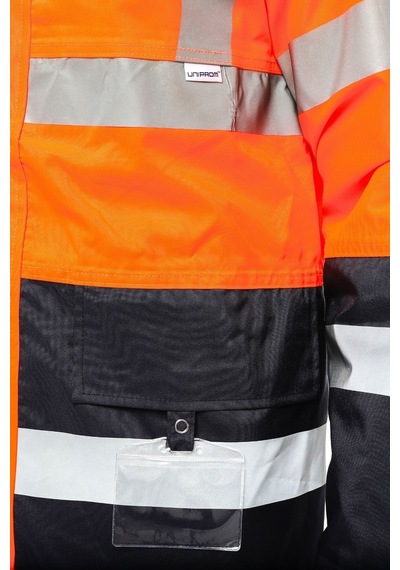 Uniprom İş Kabanı Parka Su Ve Rüzgar Geçirmez Rain Safety Model Membranlı Neon Turuncu Erkek Neon Turuncu