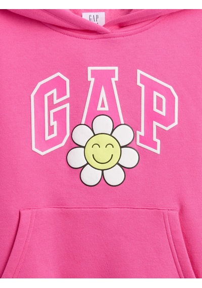 Gap V-fa Logo Herıtage Po Çocuk Pembe Sweatshırt 797762003