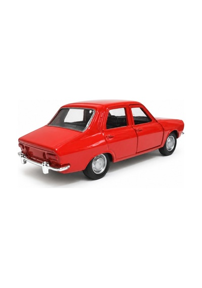 Welly 43827 Renault 12 Kırmızı 1:36 Metal Die-cast Çek-bırak Model Araba 11,5 Cm