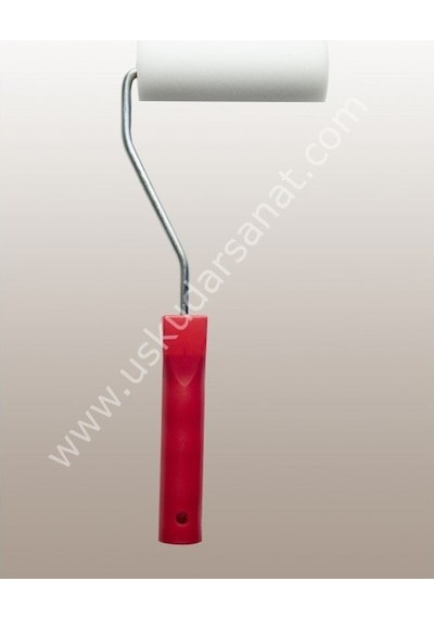 Sünger Rulo Fırçası 10Cm - Metal Sap Sünger Rulo Fırçası 10Cm - Metal Sap