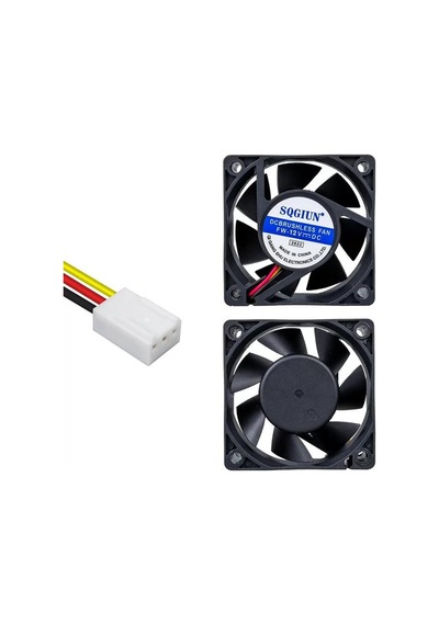 Ic-216 Fırçasız Dc Fan 60x60x25mm 12 Volt 3 Pin Seri 2