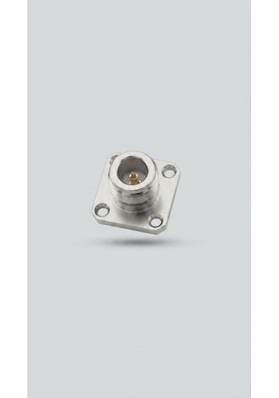 Sma Dişi 25mm  Flanşlı Rf Konnektör - Panel Tip Anten Bağlantı Ucu