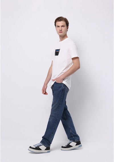 Colin's Colins Regular Fit Yuvarlak Yaka Düz Erkek Beyaz Kısa Kol Tişört Cl1075261 Q1.v1 Ofw