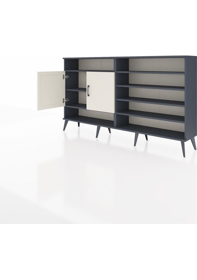 Arges Konsol 7 Raflı 2 Kapaklı 176x30x99 Antrasit-aytaşı/antrasit Aytası/antrasıt - Antrasıt Arges Konsol 7 Raflı 2 Kapaklı 176x30x99 Antrasit-aytaşı/antrasit Aytası/antrasıt - Antrasıt