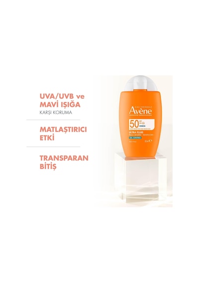 Eau Thermale Avene Ultra Fluid Oil Control Spf 50 Yağlı Ciltler İçin Güneş Kremi 50 Ml