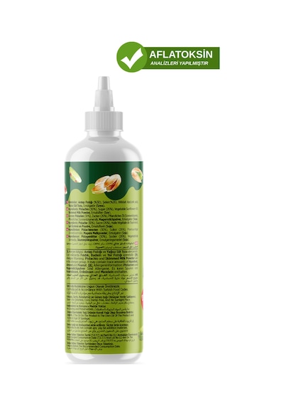 Antep Fıstık Kreması Topping 250 Gr - %30 Gerçek Antep Fıstığı Waffle & Krep & Pankek Tatlı Sosu