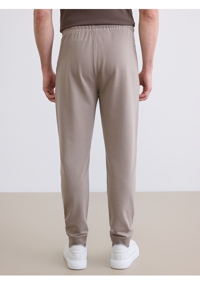 Lcwaıkıkı Classic Bej Standart Kalıp Erkek Jogger Eşofman Altı