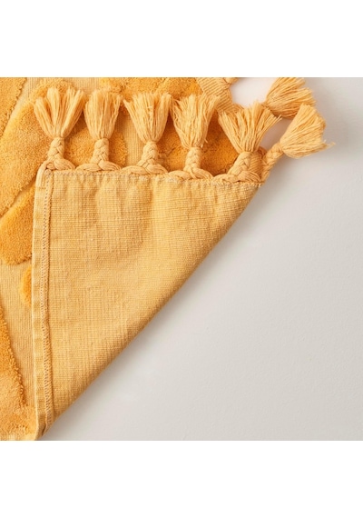 Bella Maison%100 Pamuk Sunshine Paspas Takımı, Hardal, 60 X 100 Diğer