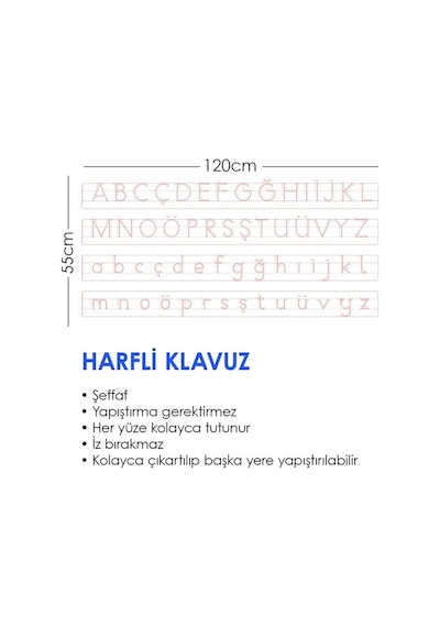 1.Sınıf Rakamlar Çalışması, Harfli Kılavuz, Kılavuz Çizgili Eğiti