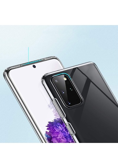 Kilifone - Galaxy S20 Uyumlu - Kılıf Şeffaf Soft Slim Fitt Süper Silikon Kapak - Şeffaf