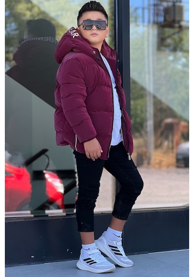 Pina Kids Erkek Çocuk Kapüşonlu Baskılı Reflöktör Detaylı Nova Kumaş Kışlık Şişme Mont Km4017 Bordo Pina Kids Erkek Çocuk Kapüşonlu Baskılı Reflöktör Detaylı Nova Kumaş Kışlık Şişme Mont Km4017 Bordo
