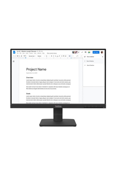 21.5 Lenovo S22-4e Thınkvısıon 64cbkat6tk Fhd 4ms 100hz Hdmı+vga Wled Monıtor