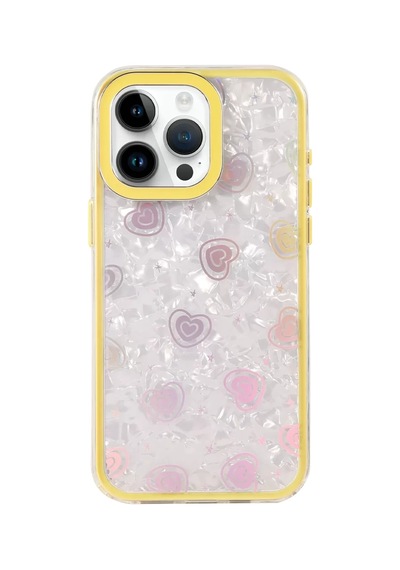 Newface Apple İphone 16 Pro Lumi Desenli Kapak - Sarı