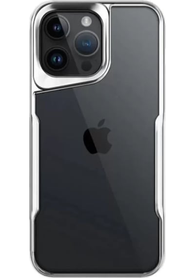 Newface Apple İphone 16 Pro Kılıf Boyi Silikon Kapak - Gümüş