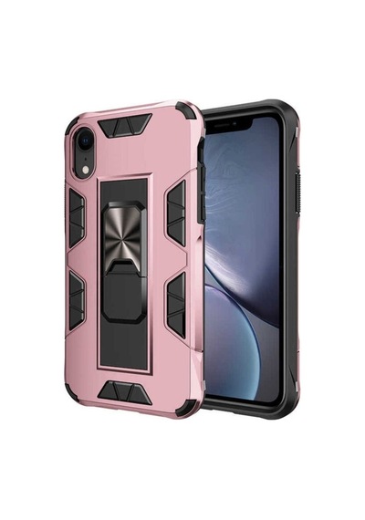 Apple Uyumlu iPhone Xr 6.1 Kılıf Zore Volve Kapak Rose Gold