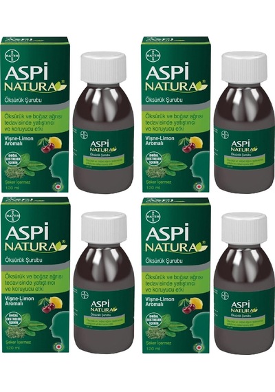 Aspinatura  Şurubu Vişne & Limon 120 ml 4 Adet