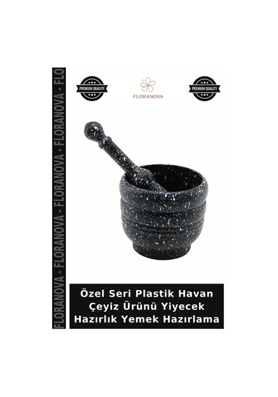 Özel Seri Plastik Havan Çeyiz Ürünü Yiyecek Hazırlık Yemek Hazırlama