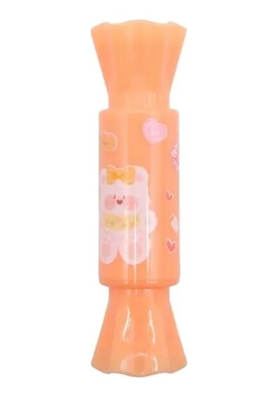 Sweet Candy Şeker Tasarımlı Çift Taraflı Fosforlu Kalem-1 Fosforlu Turuncu