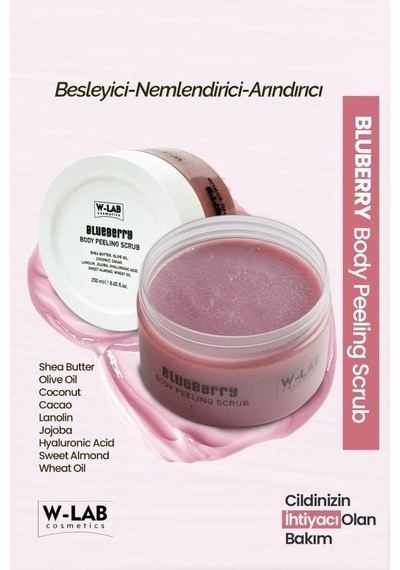Blueberry Body Peeling Scrub 250 Ml