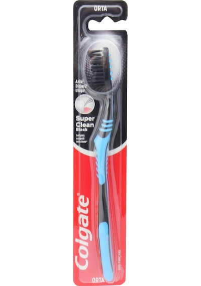 Colgate Süper Clean Black Orta Diş Fırçası