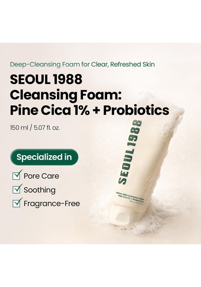 Ksecret Seoul 1988 Cleansing Foam Pine Cica Yüzde Bir Ve Probiotics
