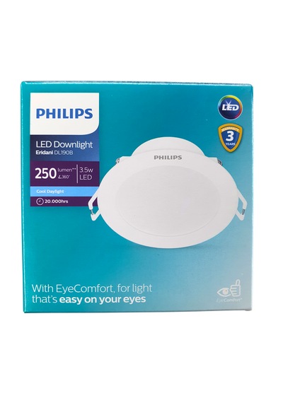 Philips Eridani 3.5w Delik Çapı 80mm Dış Çapı 90mm Yükseklik 35mm Beyaz Işık