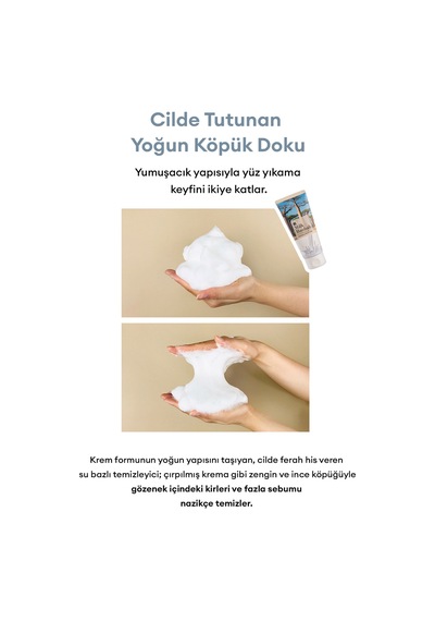 Bitkisel Özlü Nazik Temizlik Sunan Yoğun Yapılı Temizleme Köpüğü Mılk Baobab Whipping Cleansing Foam