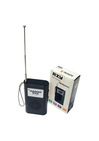 Roxy RXY-Turbo Cep Tipi Pilli Mini Analog Fm Radyo