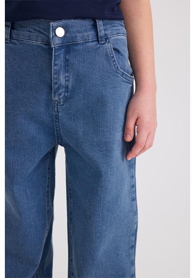 Panço Erkek Çocuk İndigo Pantolon Mavi