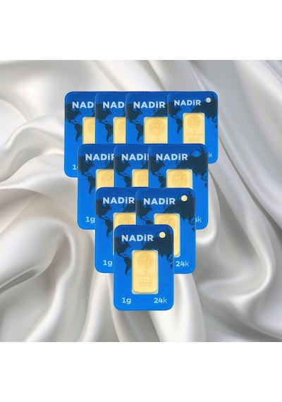 Leva Gold 1 Gr 24 Ayar Nadir Gram Altın 10 Adet