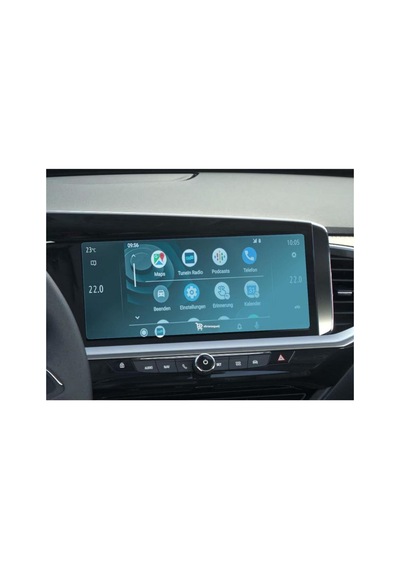 Opel Grandland Ultimate Uyumlu Araç Ekran Koruyucu Multimedya 10 İnç 9h Nano Kırılmaz Şeffaf