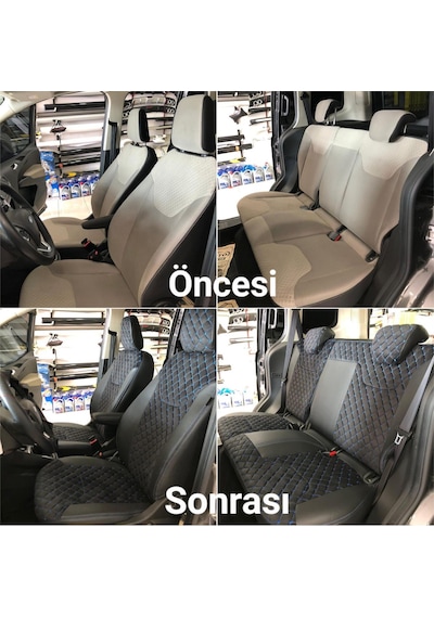 Ford Tourneo Courier Araca Özel Oto Koltuk Kılıfı (158149)