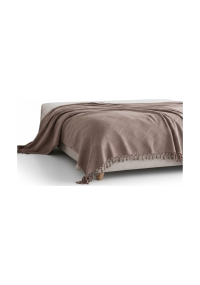 Şaheser Home Mona Pike 220x240 Cm Jakarlı Waffle Dokuma Çift Kişilik Yumuşak Ve Hafif Vizon