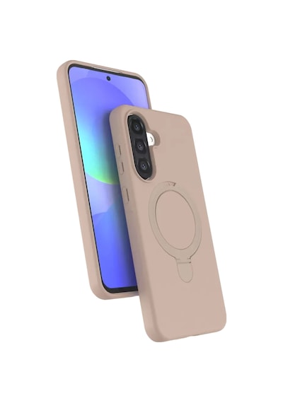 Newface Samsung Galaxy A36 Regal Magsafe Standlı Kapak - Çöl Titanyum Çok Renkli