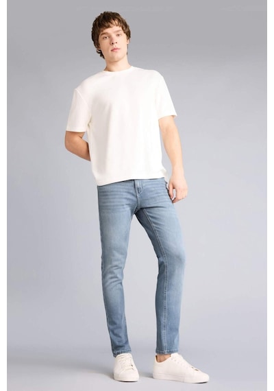 Defacto Pedro Slim Fit Dar Kalıp Normal Bel Dar Paça Jean Pantolon F2926ax25aunm84 İndigo