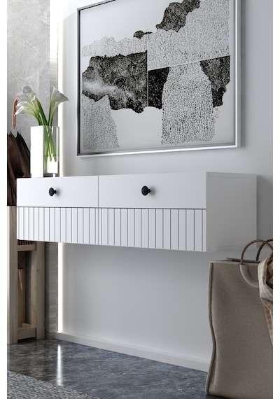 120dhdtdr7b İlay Lazer Desen Duvara Monte Dresuar Beyaz