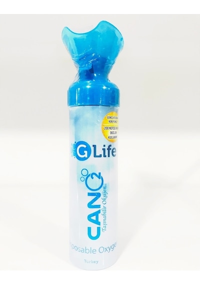 Glife Can O2 Taşınabilir Sprey 200 Nefeslik Oksijen Tüpü