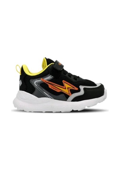 Slazenger KAORU IN Çocuk Cırt Cırtlı Siyah / Beyaz Sneaker