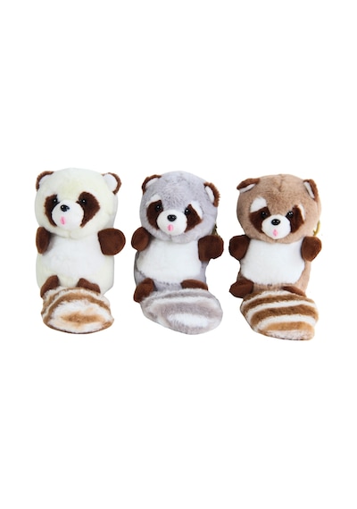 Rakun Peluş Anahtarlık Açık Bej