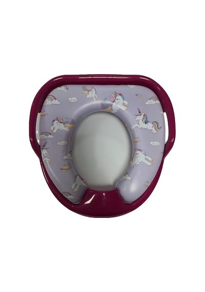 Softy Jumbo Kids - Bebek / Çocuk Klozet Kapağı Adaptörü - Pembe -unicorn