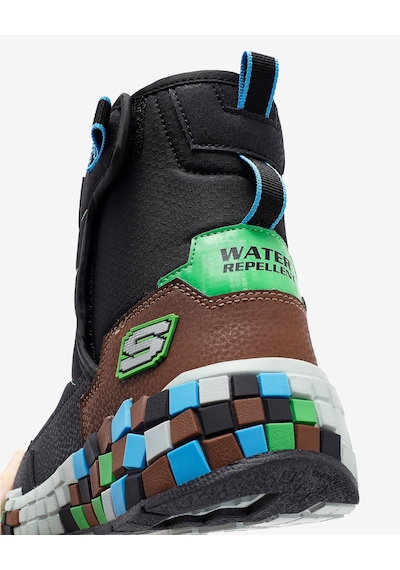 Skechers Megacraft 3.0 Büyük Erkek Çocuk Siyah Spor Ayakkabı 402184l Bkbr Siyah