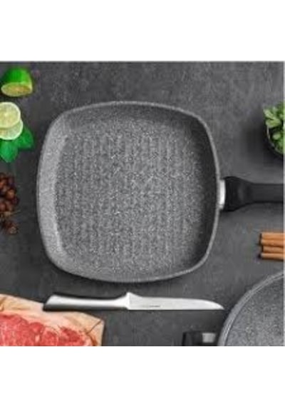 Falez Grey Granit 28 CM Kare Tava