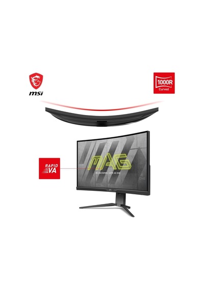 MSI Mag 325CQRF-QD 31.5" 1 MS 2K Curved 170 Hz Oyuncu Monitörü Teşhir
